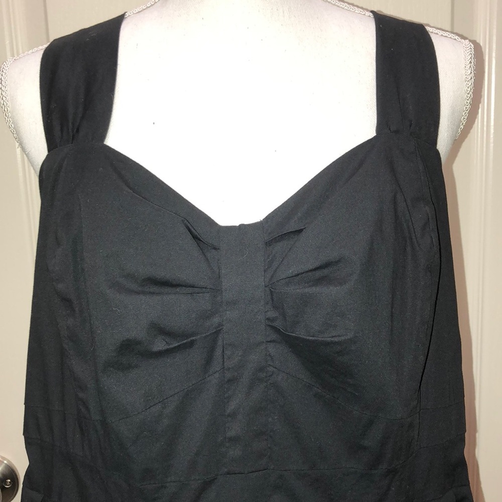 Black Lane Bryant Dress sweetheart neckline sz 18 - Picture 2 of 3